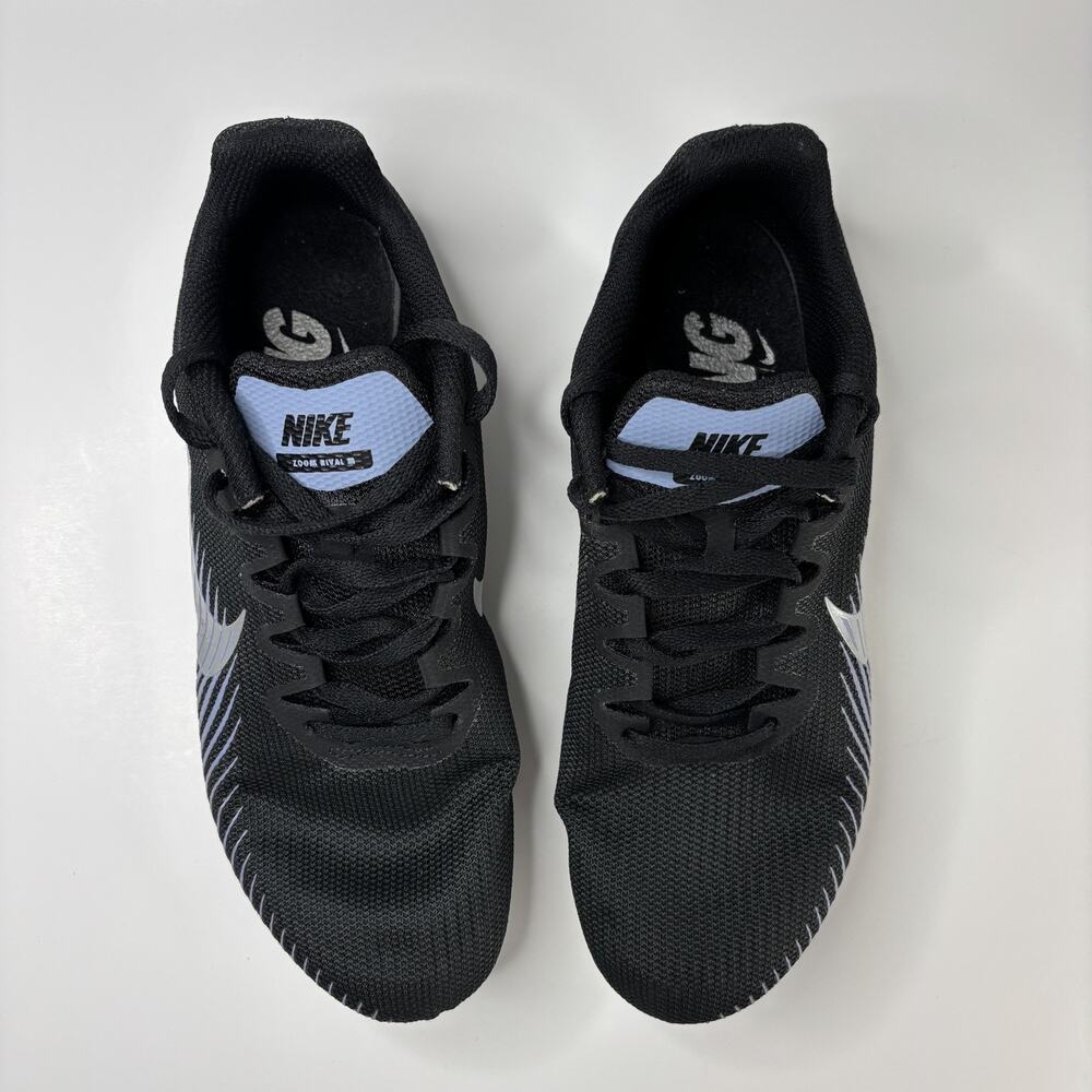 NIKE RACING Shoe Men 5.5 Zoom Rival M Black Gray Track Racing AH1020-004 - Picture 8 of 14